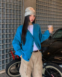 Neckie Soft Loose Fit V-Neck Cardigan
