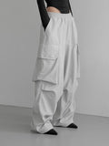 (Unisex) Lukin Big Pocket Cargo Wide Pants