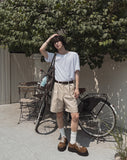 [LANARCH] Basic U-Neck Short Sleeve T-Shirt