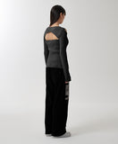 CUT OFF LS KNIT