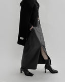 Rauki Leather Long Skirt