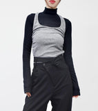 Ondina Halter Two-Tone T-Shirt