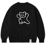 Big Line Bear Smile Sweatshirt