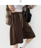 Folding Cut Snap Knee Length Bermuda Shorts