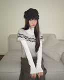 Ledan Turtleneck Layered Long Sleeve T-Shirt