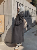 [wool30%] Oa single wool long coat