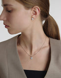 Essence Silver (W) Moissanite Eclat Necklace