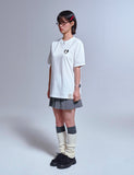 Bear Heart Black Embroidered Short Sleeve Tee