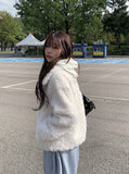 Juri Wool Collar Fur Jacket