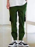 Double D-ring cargo jogger pants