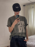 Pauline 75 Lettering Pigment Short Sleeve T-Shirt