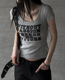 Wed Lettering Slim Tee
