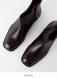Wet Square Chelsea Boots
