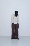 neck button rider jacket
