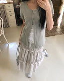 Daren Punched Short Sleeve Cardigan