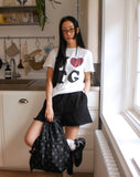 BTU Vintage Heart Check Patch Short Sleeve T-Shirt