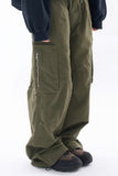 Arcana zipper cargo wide pants