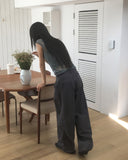 Jeube Rivet Cut Wide Pants