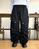 Daon Big Pocket Two-Way Brushed Cargo Pants