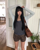 Mude Open Crop Cardigan