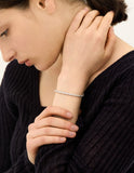 Essence Silver Shine Point Tennis Bracelet
