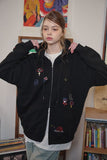 [2-WAY] Mushroom Stitch Zip-Up