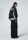 LAYER POCKET DENIM BOMBER