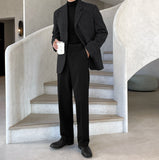 Herring Wool Three-Button Jacket