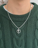 Erin Cross Ring Necklace