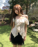 Morin Wavy Layer Frill Skirt