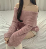 Christmas Off-shoulder Knit