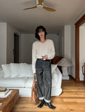 Leah Raw Denim Pants