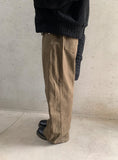 Hugin Cut Cotton Balloon Wide Pants