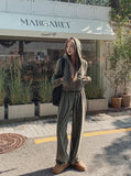 Fruits Velvet Setup Hooded Zip-Up