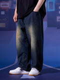 Moderate Thin Balloon Denim Pants
