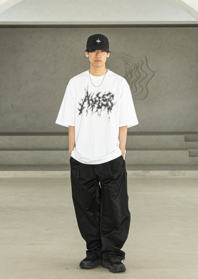 【massnoun】24SS★ TWIG RIPSTOP CAMPCAP MUSINSA | MASSNOUN Padded Twig Logo Camp Cap Black