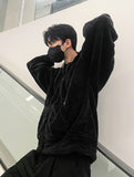 Boa fleece hooded zip-up