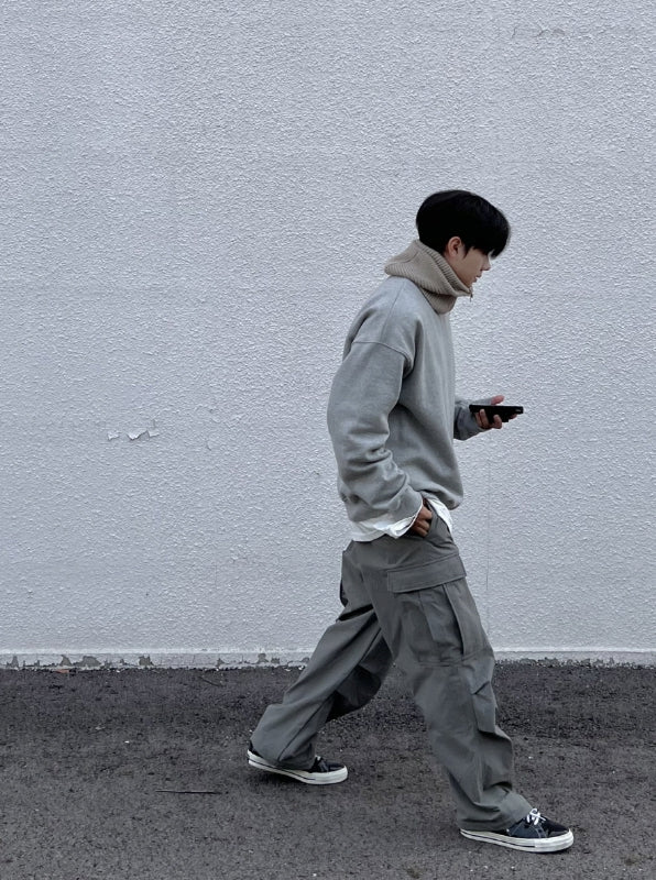 【DISCERNMENT】AW Heavy Oversized Sweatshirt DISCERNMENT (ディーサーメント) - A/Wヘビーオーバースウェット