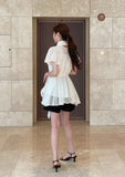 Hens Halter Tie Chiffon Blouse (Belt set)