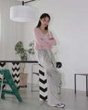 Poring race track color matching training pile pants