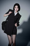 Modern Double Blazer Jumpsuit