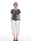 STAR2 Henley Neck Short Sleeve Tee