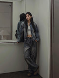 Lundy Dekki Biker Denim Jacket