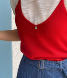 [Bustier set] Bier Layered Short Sleeve Knit