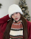 Loop Angora Fur Beanie