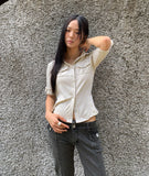 [MADE] Deku Pocket Roll-Up Button Collar Slim Fit Three Quarter Shirt