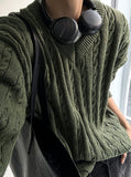 Cliff Cable V-neck Knit