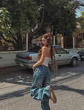 Unbalance Drape Long Sleeveless