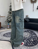 Rodep Washing Cargo Denim Pants