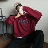 Mali Dark Red Lettering Sweatshirt